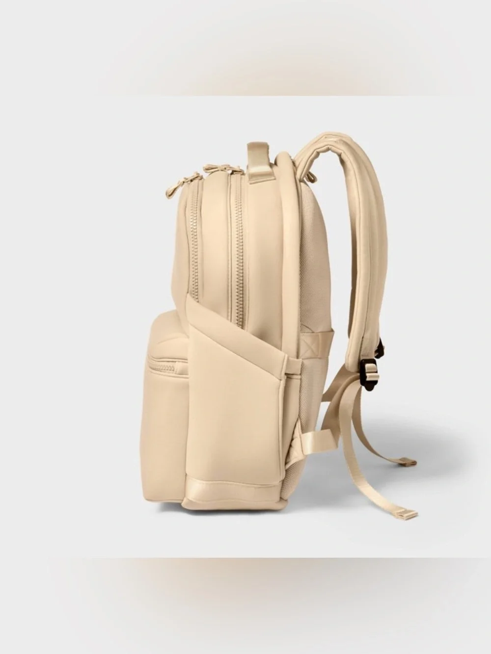 NWT 17.5” Faux Neoprene Backpack - All In Motion Cream